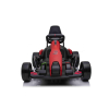 Gokart Fast 3 Drift na akumulator dla dzieci Czerwony + Funkcja driftu + Silniki 2x150W + Radio LED + Pasy